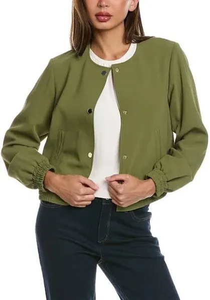 Anne Klein Women's Twill Bomber Jacket