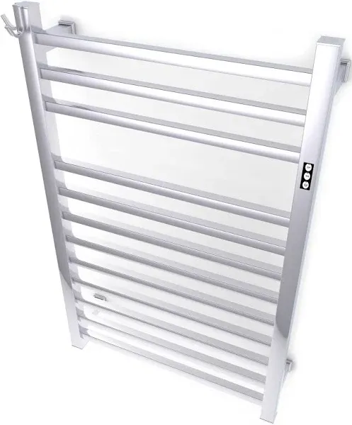 Towel Warmer (Brushed) Wall Mounted, Electric, Brandon Basics brand 