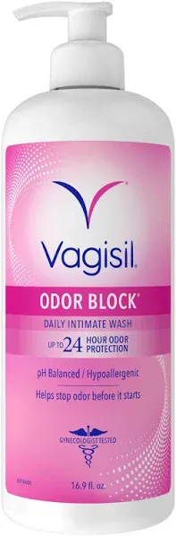 Vagisil Intimate Wash, Odor Block, 12 oz