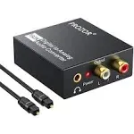 PROZOR 192KHz Digital to Analog Audio Converter DAC Digital SPDIF Optical to