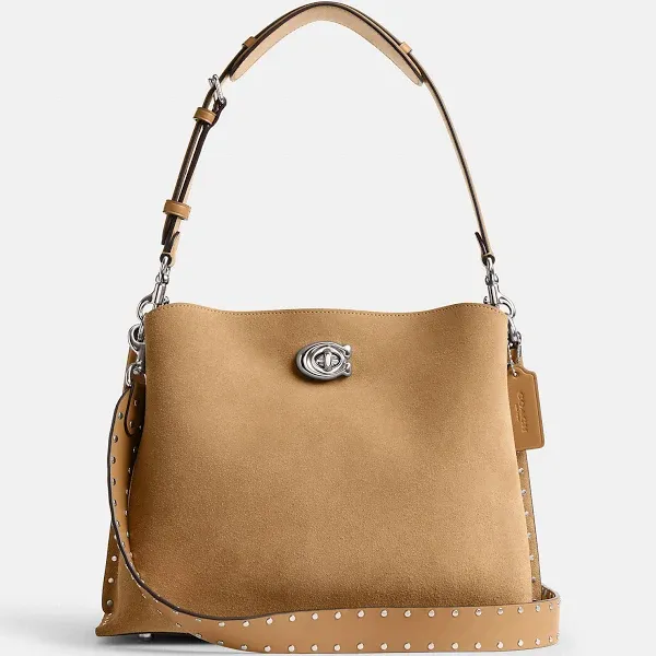 Coach Willow Shoulder Bag with Rivets