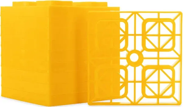 CAMCO 44505 RV Leveling Blocks, Yellow - 10 pack