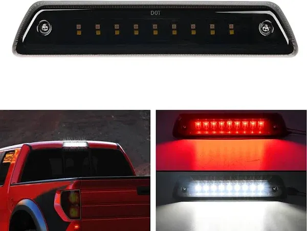 Nilight Third Brake Light Tail High Mount 3rd Stop Cargo Reverse LED Lights