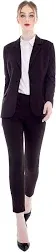 Marycrafts Women's Business Blazer Pant Suit Set