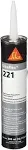 Sika Sikaflex 221 Multi-Purpose Polyurethane Sealant-Adhesive - 10.3oz(300ml) Cartridge - Black