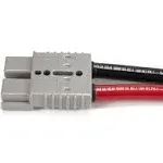 Spartan Power 4 Awg Battery Cable with Anderson Connector Sb120 and 3/8" Ring Terminal