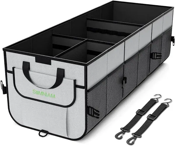 Multi-Compartm<wbr/>ent Auto Trunk Organizer with Cooler Bag - Easy to Install &amp; Clean