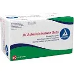 Dynarex 7044 IV Administration Set - 20 Drop, 92" - 1 Injection Site