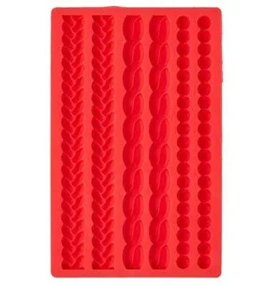 Wilton Silicone Bakeware, 6 Cavity Decorative Pie Crust Mold