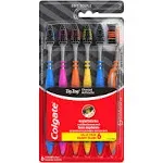 Colgate Toothbrush Soft Value pack 6 ct. Zigzag Charcoal Anthracite