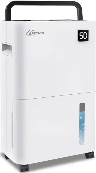 BRITSOU Dehumidifier 3500 Sq. Ft 50 Pint with Drain Hose PD11D - Scratch &amp; Dent