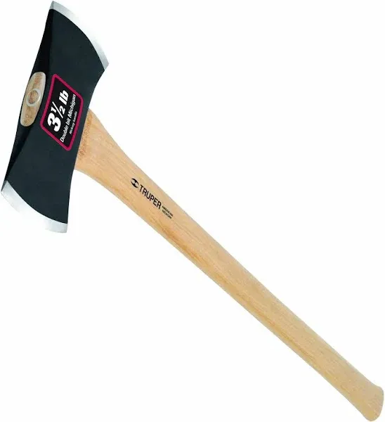 TRUPER HM-3-1/2M 3 1/2 lb Michigan Axe, 34" Hickory Handle