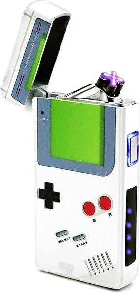 USB Rechargeable Lighter Retro Gamer Gameboy Nintendo Windproof Electronic Arc