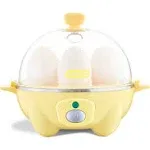 Dash Rapid Egg Cooker: 6-Capacity Electric Cooker for Boiled, Poached, Scrambled Eggs & Omelets with Auto Shut Off