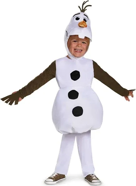 Disguise boys Olaf Toddler Classic Costume, Official Frozen Halloween CostumeCostume