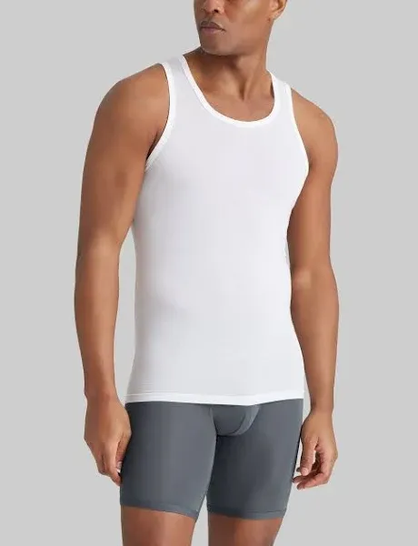 Tommy John Men's Second Skin Tank Stay-Tucked Undershirt