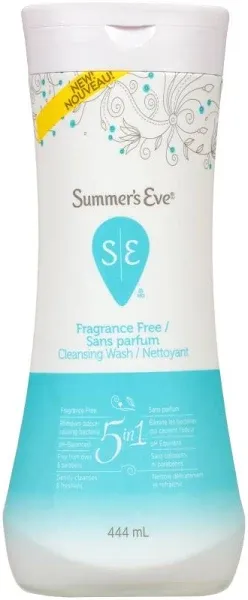 Summer's Eve 5 in 1 Fragrance Free Cleansing Wash