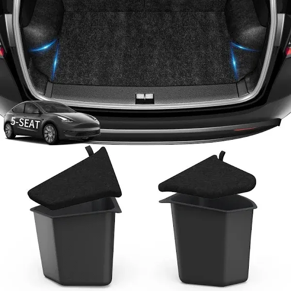 oEdRo 2022 2023 Tesla Model Y Trunk Storage Bins for 5-Seater