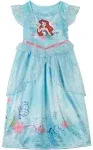 Disney Toddler Girls Ariel Tutu Tulle Nightgown - Blue - 2T