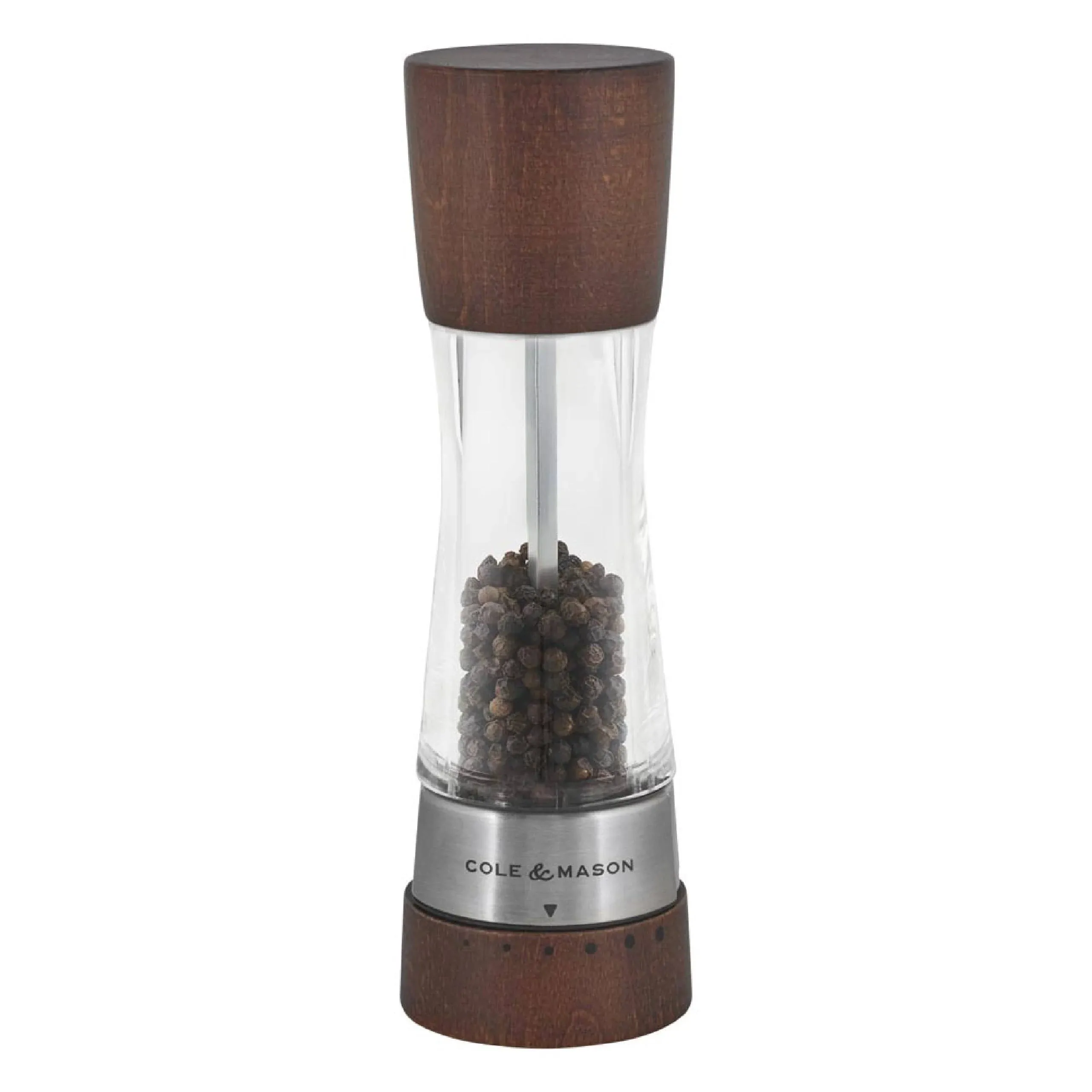 Derwent Pepper Mill - Gourmet Precision Pepper Grinder - Refillable Seasoning...