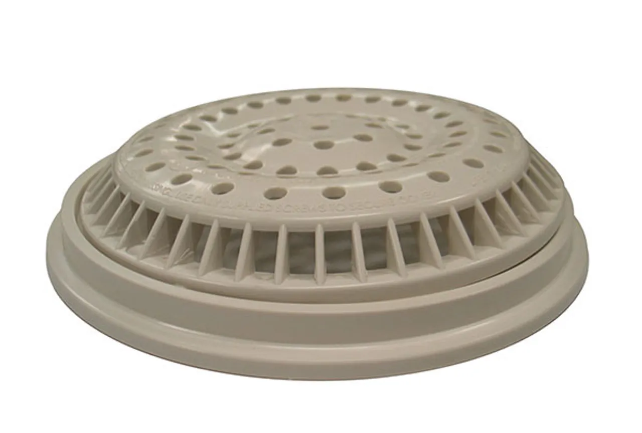 Waterway 8 in. White Main Drain Anti Vortex Cover 640-2310V