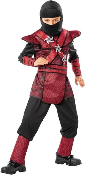 Fun Costumes Kid's Regal Red Ninja Costume