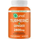 Qunol Turmeric 2400mg with Ginger and Black Pepper