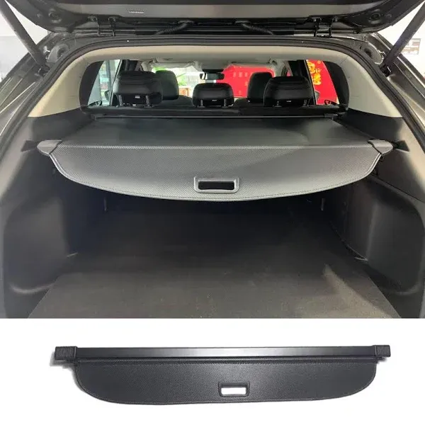 Okutech Black Retractable Cargo Cover Compatible with Mazda CX-50 CX50 2022 2023 2024 Rear Cargo Privacy Screen Car Trunk Luggage Cargo Security