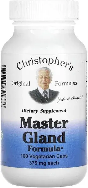 Christopher's Original Formulas Master Gland Formula Vegetarian Capsules