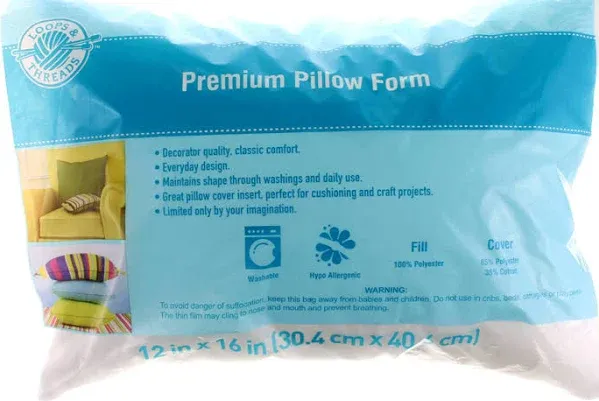 Loops & Threads Premium Pillow Form