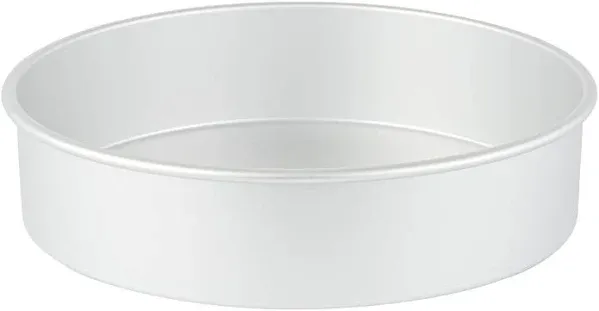 -Met Lux 4 x 3 Inch Straight-Sided Baking Tin Round Cake 4.0×4.0×3.0 inches 1