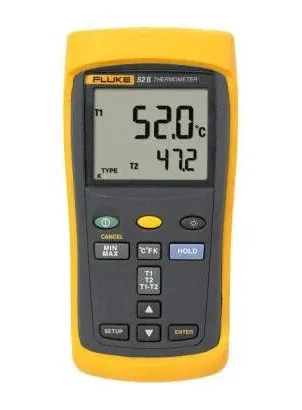 Fluke 52-2 Digital Thermometer, Dual Input