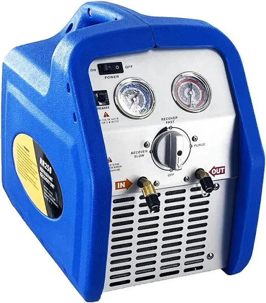 Vivohome 110-120v AC 60Hz 3/4hp Single Cylinder Portable Refrigerant Recovery Machine