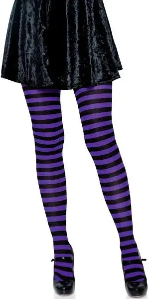 Women's Leg Avenue Nylon Striped Tights