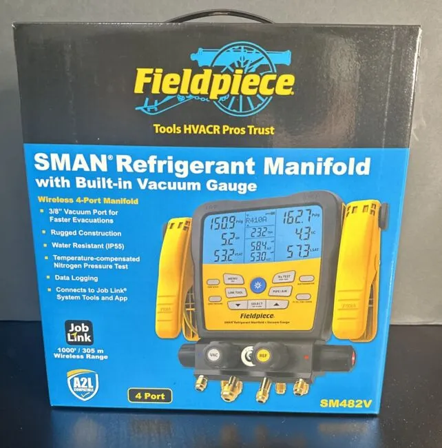 Fieldpiece SM482V Wireless Refrigerant Manifold