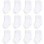 Touched by Nature Organic Cotton Socks White No Show / 12-24 Months