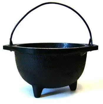 Cast Iron Cauldron 6&#034;