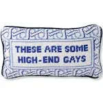 High-End Gays Needlepoint Pillow