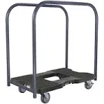 Snap-Loc SL1200PC4TB E-Track Panel Cart Dolly, Black, 1200 lb