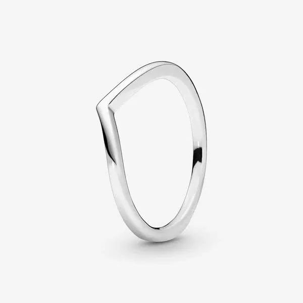 Pandora Sterling Silver Shining Wishbone Ring