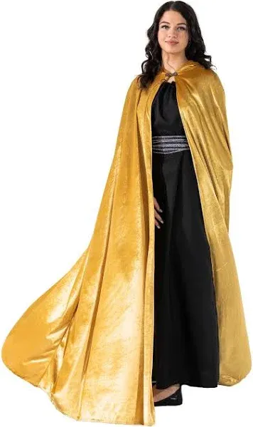 Little Adventures Deluxe Velvet Adult Cloak Cape with Lined Hood - Machine Washable Durable Cosplay Party Costume