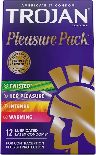 Trojan Pleasure Pack Condoms