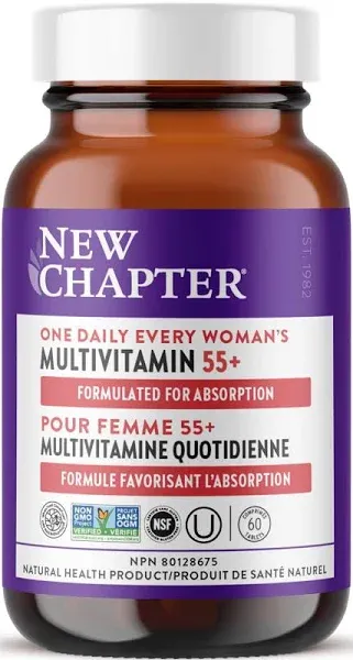 Every Woman One Daily 55 Plus 72 Veg Tabs By New Chapter