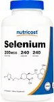 Nutricost - Selenium Capsules 200 MCG - 240 Capsules