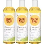 Burt's Bees Christmas Gifts, Baby Shampoo & Wash, Lavender, Calming Tear Free Baby Soap,12 fl oz (Pack of 3)