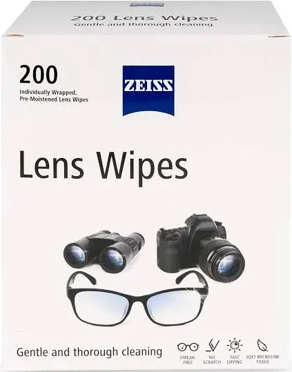 Zeiss Lens Cleaning Wipes Pre-Moistened