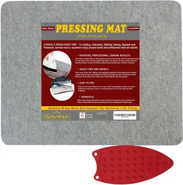 Wool Pressing Mat  Quilting Ironing Pad  17 x 135  100% New Zealand Wool