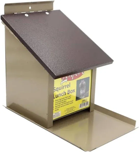  Squirrel Lunch Box Z38079 Hopper Bird Feeder