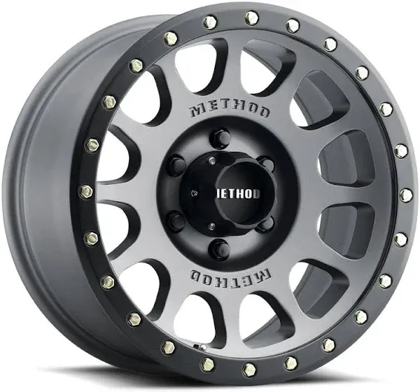 Method Race Wheels 305 NV Black Wheel with Matte (18 x 9. inches /5 x 150 mm, 0 mm Offset)