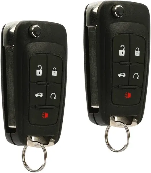 2* Remote Key Fob For Chevrolet Camaro 2010-2019 Cruze 2011-2016 Equinox 10-19